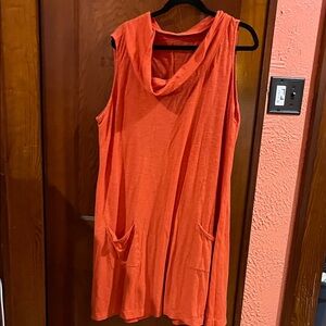 Eileen Fisher Vibrant Red Knit dress